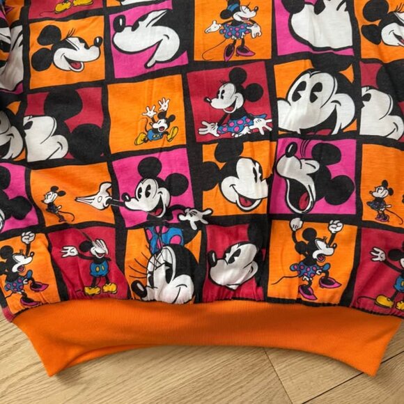 DonnKenny Mickey Mouse Minnie Disney Reversible Sweatshirt Vintage - Picture 3 of 9